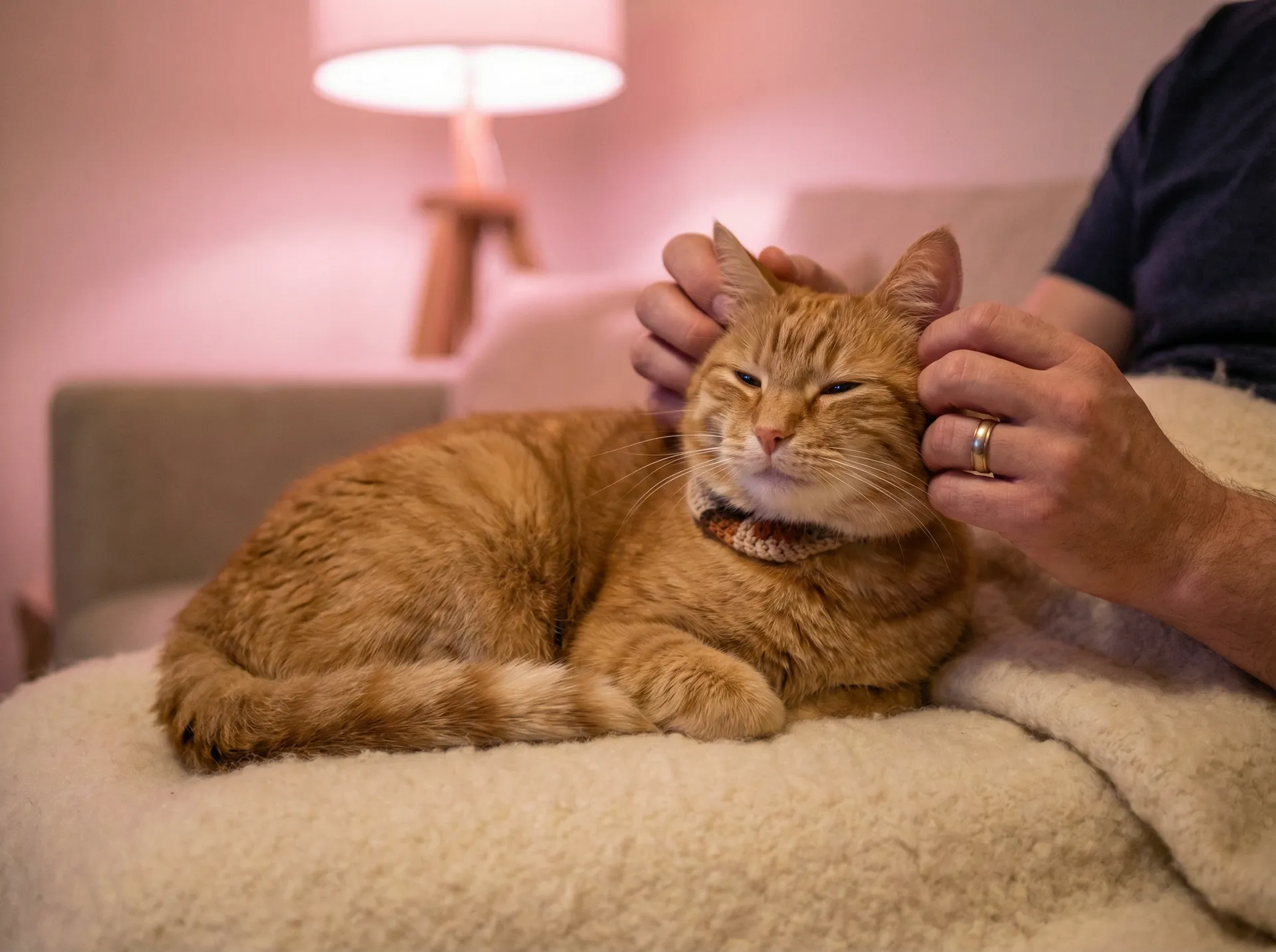 猫咪被温柔抚摸的幸福时刻 - 琪琪的色原网站
